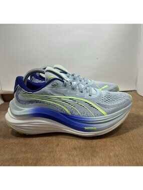 Puma MagMax Nitro Lace-Up Blue Synthetic Women Size 8.5 Running Shoes 310089_02